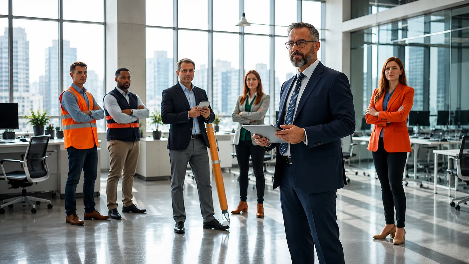 Equipe Lang Services em ambiente corporativo