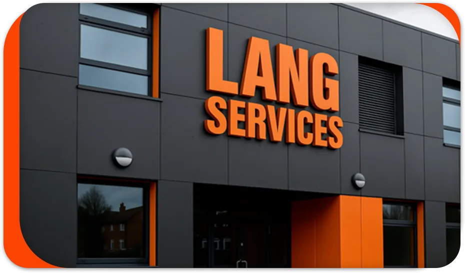 Fachada da Lang Services